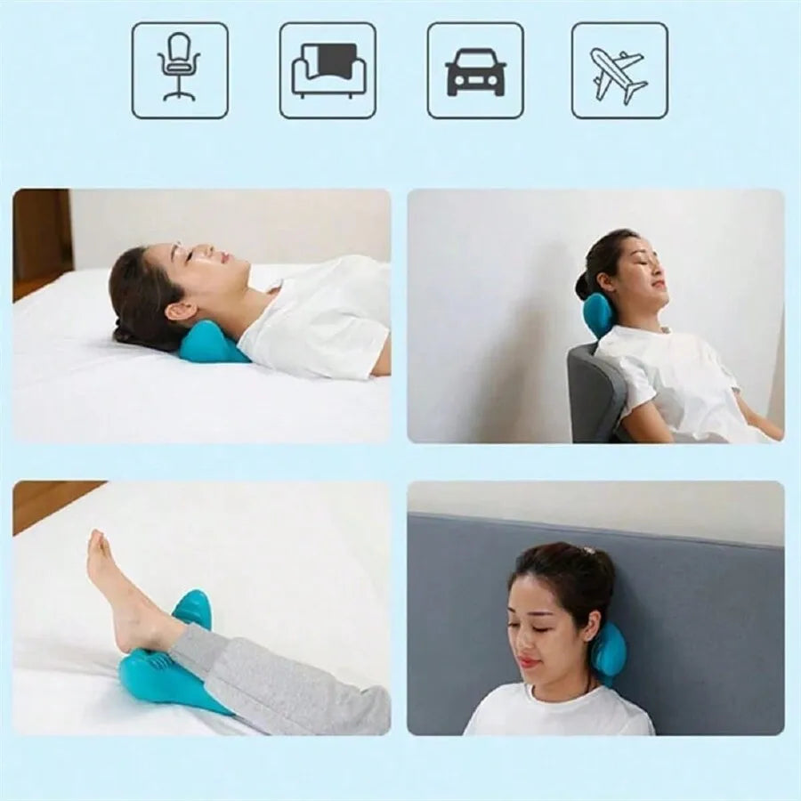 1pc Neck Massager Deep Kneading Relaxation Massager, Portable For Home And Travel Beauty World Shop