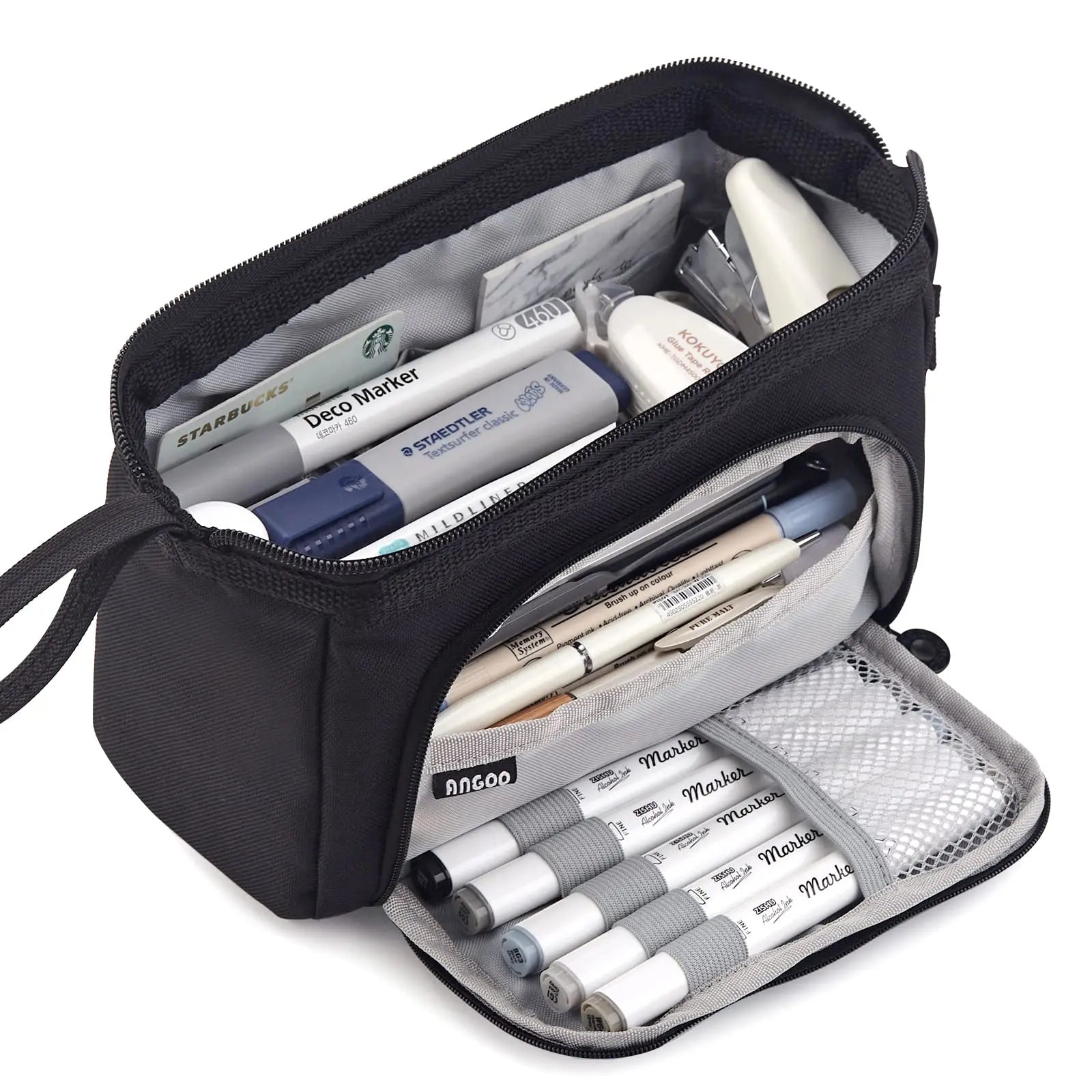 Large Capacity Pencil Case Cute Student Pencil Cases Big Pen Bag Case Storage Box Boy Girl Kid Office School Stationery Supplies Beauty World Shop
