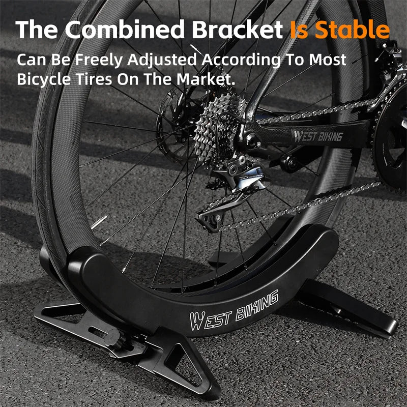 WEST BIKING Adjustable Bicycle Parking Rack MTB Road Bike Indoor Garage Storage Stand Bike Repair Stand Cycling Accessories Beauty World Shop
