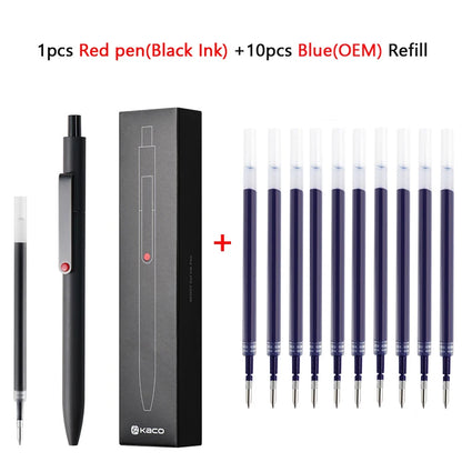 KACO 0.5mm MIDOT Gel Ink Pens, Quick-drying Press Smooth Writing Pen, High Volume for Taking Exams Grading Homework Doing Papers Beauty World Shop