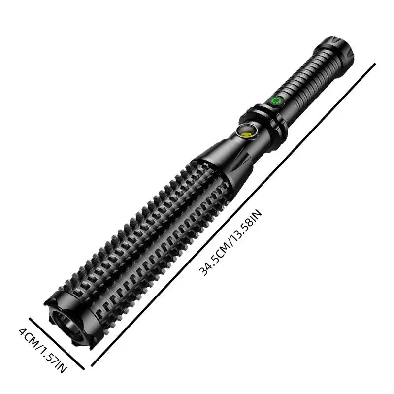 Wolf Tooth Lamp Rod Strong Light Charging Outdoor Super Bright Multi Functional Vehicle Retractable Self Defense Window Patrol Beauty World Shop