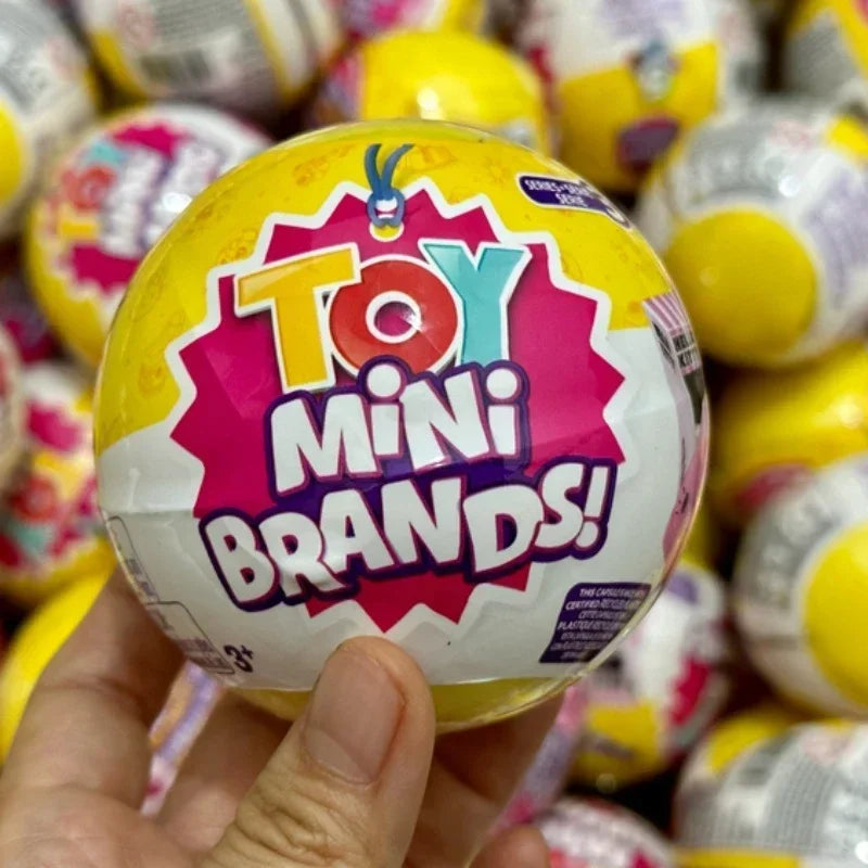 Disney 5 Surprise Capsule Toys Mini Brands Series 3 Mystery Blind Box Fashion Surprise Ball Cartoon Figures Collectible Toys Beauty World Shop