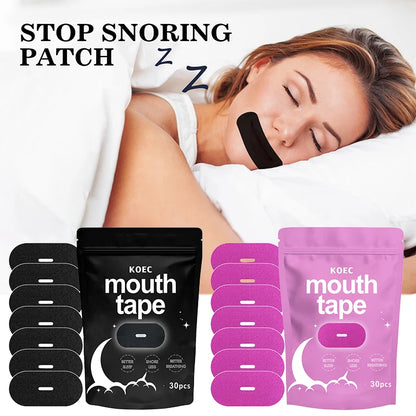 Stop Snoring Patch Nose Breathing Correction Improve Sleeping Promoting Better Breath Portable Night Sleep Mouth Orthosis Tape Beauty World Shop