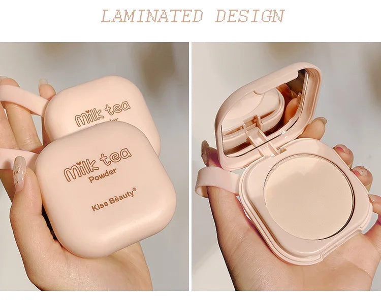 Setting Powder Oil Control Makeup Setting Brightening Skin Tone Setting Powder With Mirror Compact Portable Makeup Powder Beauty World Shop