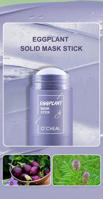 Solid facial mask Stick Green Tea Honey Peach Cleaning Pore Moisturizing Long Charcoal Eggplant Mud Film Beauty Trend Shop