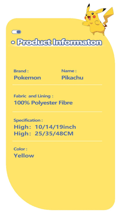 Pokemon Kawaii Pikachu Cute Stuffed Toys High-Quality Anime Throw Pillow Birthday Christmas Gift for Children Friends Boys Girls Beauty World Shop
