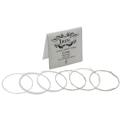 6 Pcs Strings Classical Guitar Strings Black Clear Nylon Guitarra Strings Sliver Plated Copper Wound String Guitar Accessories Beauty World Shop