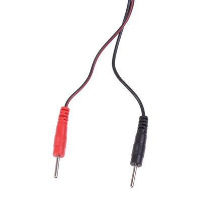 1Pcs 2.35mm New Electrotherapy Electrode Lead Electric Shock Wires Cable For Massager Connection Cable Massage And Relaxation Beauty World Shop