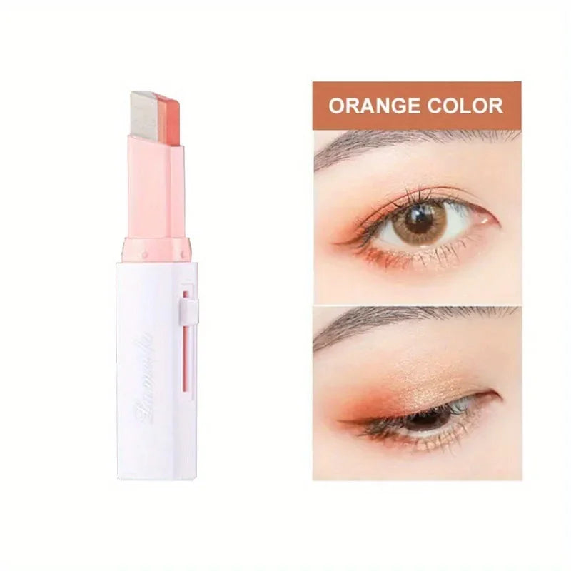 Two Color Gradient Eye Shadow Stick Three Dimensional Natural  Without Taking Off Makeup Beauty Trend Shop