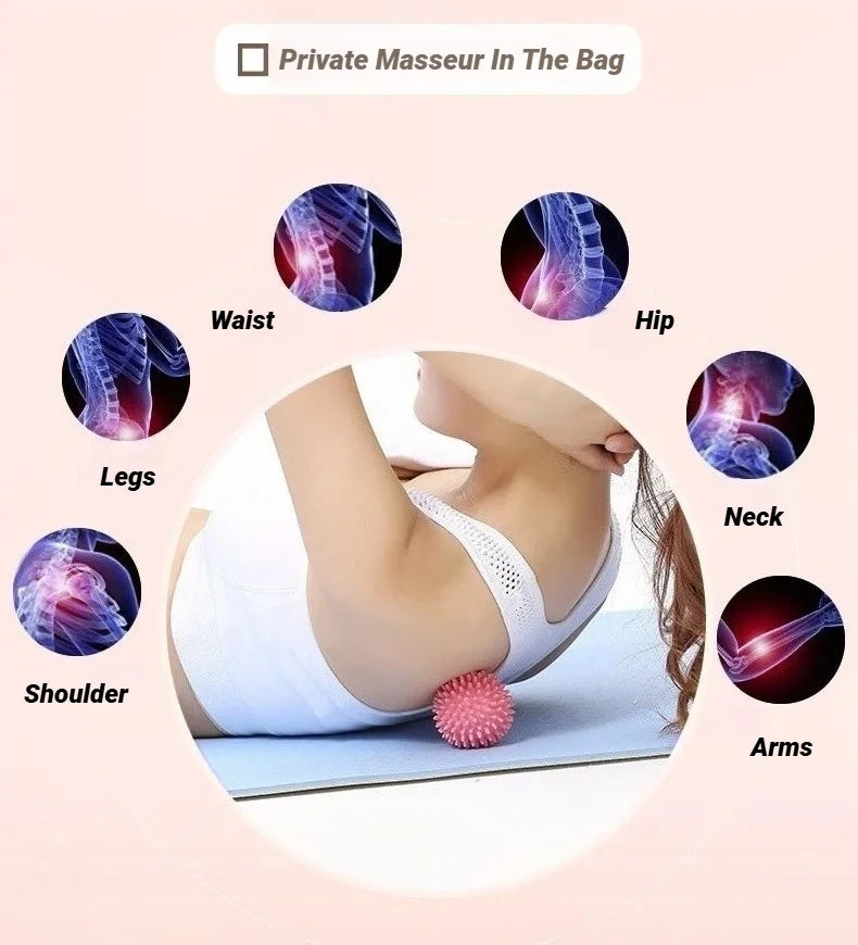 Sport Massage Ball Myofascial Release Massager Spiky Roller For Deep Tissue Trigger Point Muscle Recovery Pain Relief Durable Beauty World Shop
