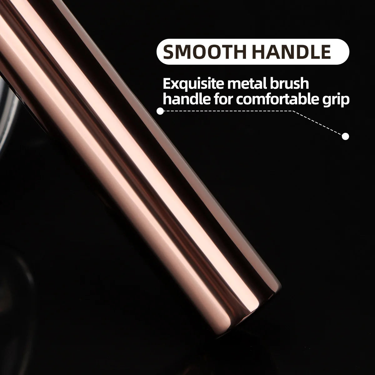 1pc Professional Foundation Brush Set, Beveled Tubular Makeup Brush, Makeup Tools With Soft Fiber For Easy Carrying, Brush For T Beauty World Shop