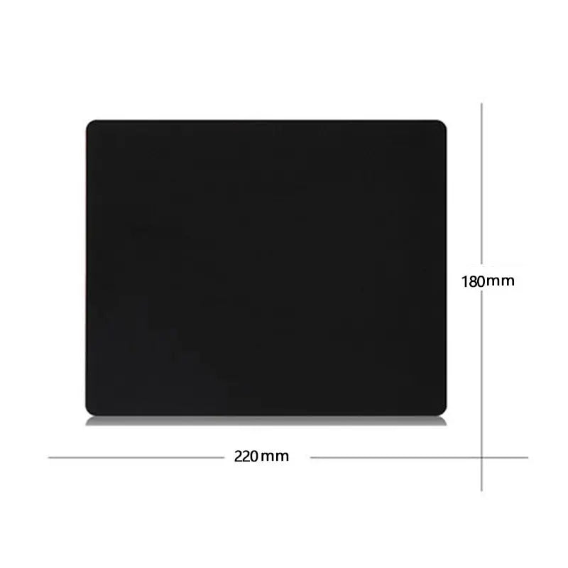 Mouse Pad Gaming Esports Mouse Pad Universal Desktop And Laptop Computer Simple And Pure Black Office Rubber Small Anti Slip Pad Beauty World Shop