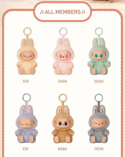 Blind Box For Popmart Labubu The Monsters Macarons Lisa Same Heart Vinyl Base Series Trendy Toy Decorations Birthday Gifts Beauty World Shop