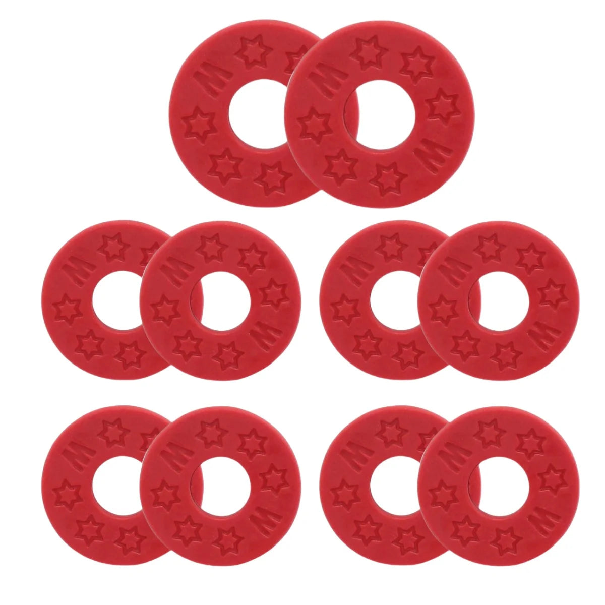Miwayer 10 Pcs Guitar Rubber Strap Locks Anti Slip PE Pads/Secure and Safe Guitar Strap Locks Compatible Guitar Protect Beauty World Shop