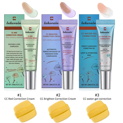CC Cream Color Changing Liquid Foundation Centella Korean High Coverage Foundation Foundation Cream for Face Base Makeup Beauty World Shop