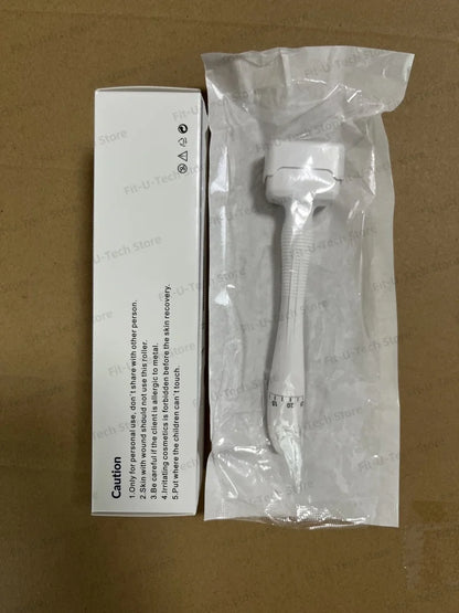 Derma Stamp 140A  Microneedling Face Roller Massager Adjustable Titanium Needle Length Skincare Beard Growth Scalp Hair Beauty World Shop