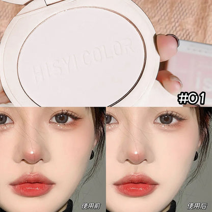 Soft focus fog powder,honey powder,dry powder,makeup,oil control,long-lasting waterproof,concealer,loose powder,biscuit skin Beauty World Shop
