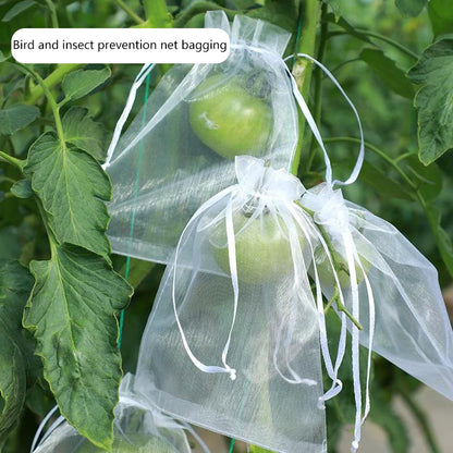 50Pcs Grapes Fruit Protection Bags Pest Control Anti-Bird Garden Netting Bags Mesh Agricultural Tree Garden Tool Bags Beauty World Shop