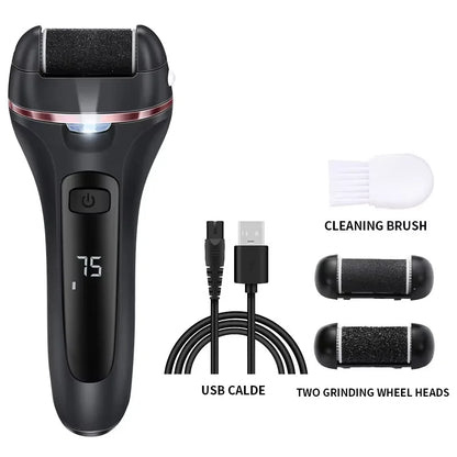 Rechargeable Electric Foot Grinder - USB Powered Callus Remover with Adjustable Speeds, for Men & Women's Pedicure and Self-Care Beauty World Shop