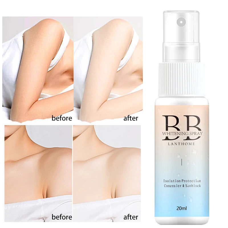 BB Whitening Spray Skin Brightening Moisturizing BB Cream Face Foundation Nourishing Skin Care Beauty Cosmetics Beauty World Shop