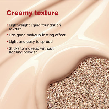 Sunscreen Cushion Foundation Fit Cushion Foundation Full Coverage Waterproof Long-lasting Concealer Long-lasting Makeup Beauty World Shop