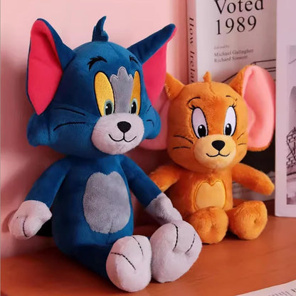 Anime Tom And Jerry Plush Toy Cartoon Movie Figures Cat Mouse Cute Plushies Stuffed Animal Doll Toys For Kids Gift Free Shipping Beauty World Shop