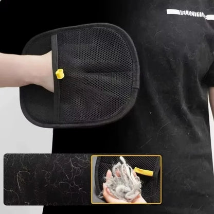 Double-Sided Pet Grooming Gloves, Cat Grooming Gloves, Pet Grooming Gloves for Dogs Bathing, Versatile Grooming Gloves for Washi Beauty World Shop