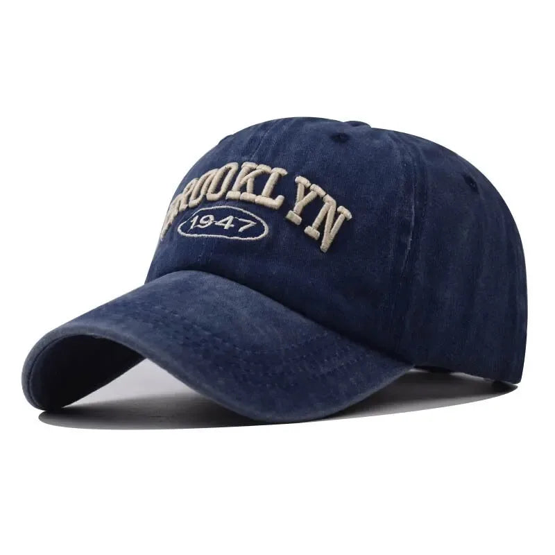 New Brooklyn Cotton Embroidered Baseball Hat Men'S And Women'S Hat Korean Version Hip-Hop Personality Cap Beauty World Shop
