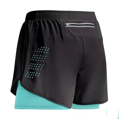 New Men Running Shorts Gym Sports Shorts 2 In 1 Quick Dry Workout Training Gym Fitness Jogging Short Pants Summer Men Shorts Beauty World Shop
