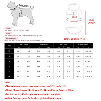 Reflective Pet Jacket With Leash Hole Reversible Waterproof Dog Outfits For Small Medium Dogs Cat Warm Chihuahua Vest For Winter