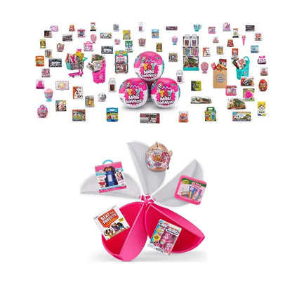 Zuru 5 Surprise Mini Brands Capsule Toys Mystery Blind Box Fashion Surprise Ball Real Miniature Doll Collectible Toys Gifts Beauty World Shop