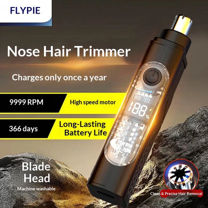 Rechargeable Nasal Trimmer & Facial Shaver for Men – Portable Grooming Device for Nose & Face Beauty World Shop