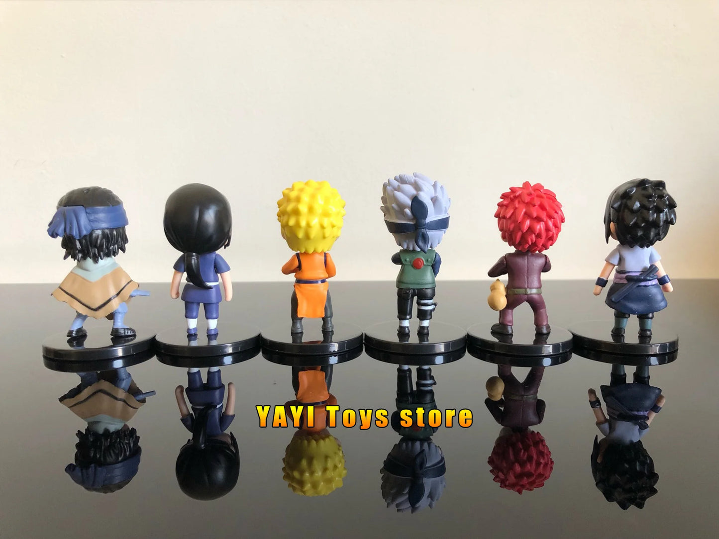 New 12pcs/set Anime Figure Naruto Shippuden Hinata Sasuke Itachi Kakashi Gaara Action Figure Q Version PVC Figures Toys  Gift Beauty World Shop