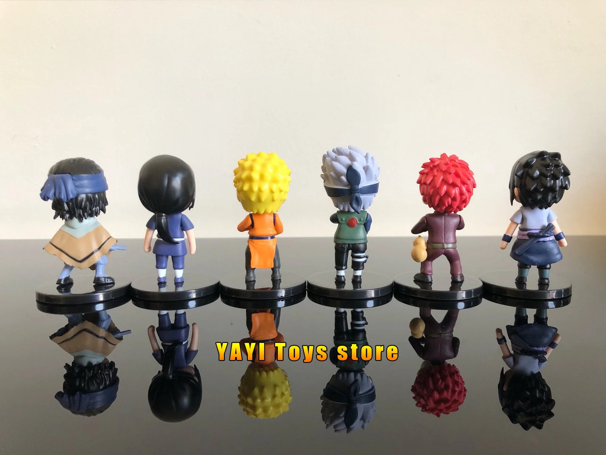 New 12pcs/set Anime Figure Naruto Shippuden Hinata Sasuke Itachi Kakashi Gaara Action Figure Q Version PVC Figures Toys  Gift Beauty World Shop