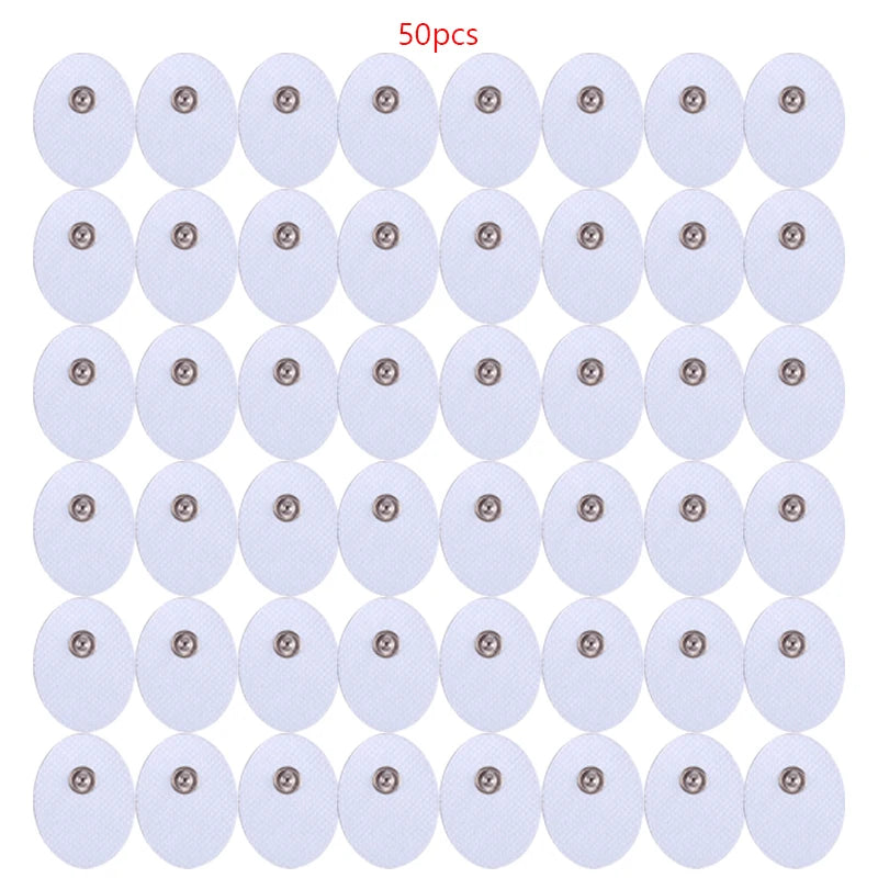 30/50/100pcs Electrode Pads Low Frequency Massager EMS Tens Machine Digital Massager Tools Beauty World Shop