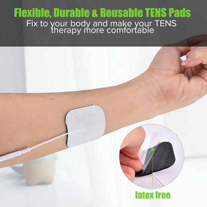 100P/50P 5x5cm Muscle Stimulator Electrode Pads Non-woven Fabric Self Adhesive Replacement Pads for Tens Digital Massage Machine Beauty World Shop