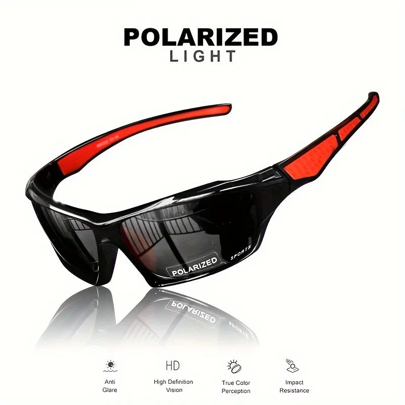 1/3PCS Sports Polarized Sunglasses for Men Lightweight Night Vision Male Shades Cycling Driving Fishing Fashion Mirror Sunglass Beauty World Shop