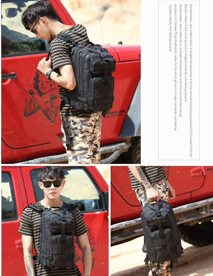 Fishing Tactical Backpack Outdoo Travel Fishing Camouflage Bag  Climbing Hunting Backpack Fishing Hiking Nylon 3P Pack Backpack Beauty World Shop