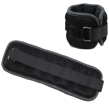 1Pair Adjustable Ankle & Wrist Weights (0.5kg/1kg) - Neoprene Leg Arm Straps for Running, Yoga - Strength Training for Women Men Beauty World Shop