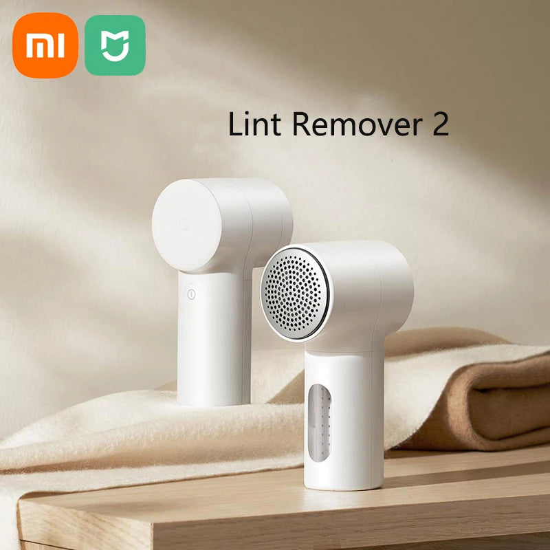 2025 New Mijia Lint Remover 2 Clothes Rechargeable Fuzz Pellet Fabric Shaver Trimmer Machine Hair Balls Removers Portable Beauty World Shop