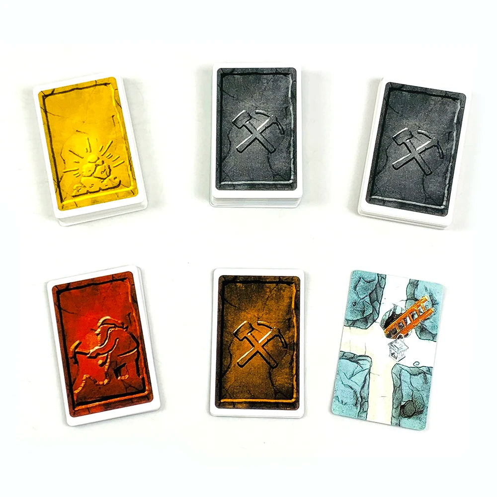 Board Game Cards Table Games English Version Card Games Dwarf Gold Mine Digging Miner Card Game Halloween and Christmas Games Beauty World Shop