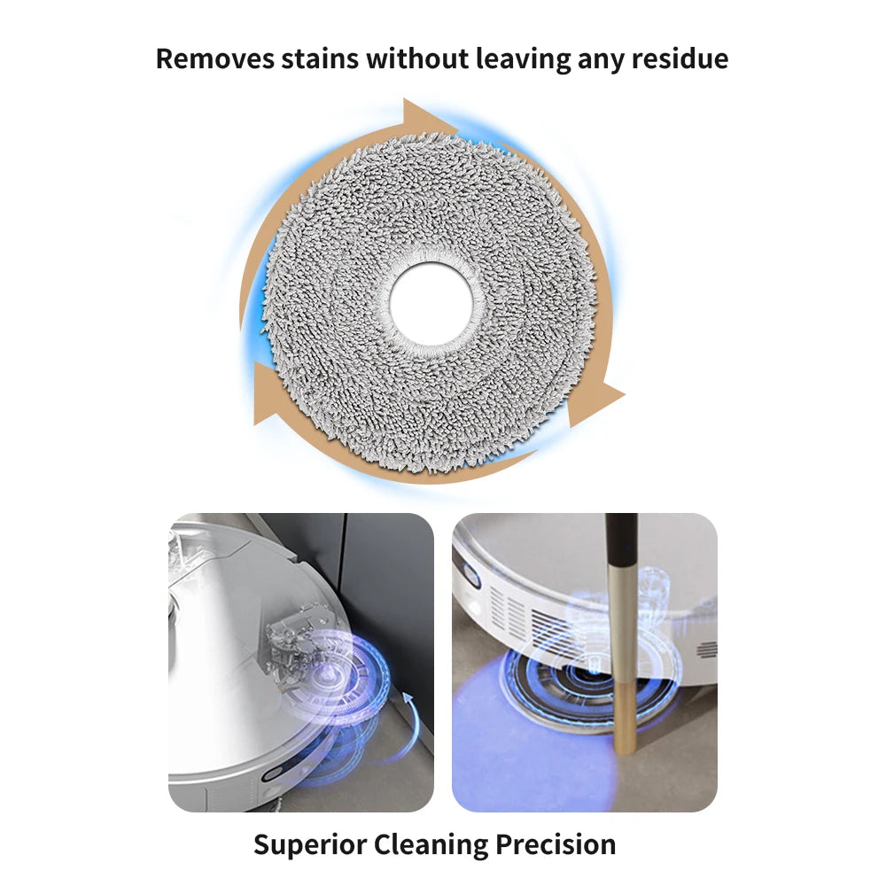 Mop Cloths For Xiaomi X10 Plus S10 Plus X20 Plus 5C 5 5Pro Omni 1S Omni 2 M30 Pro M30S OV31GL OV42CN OV21GL Vacuum Mop Parts Beauty World Shop