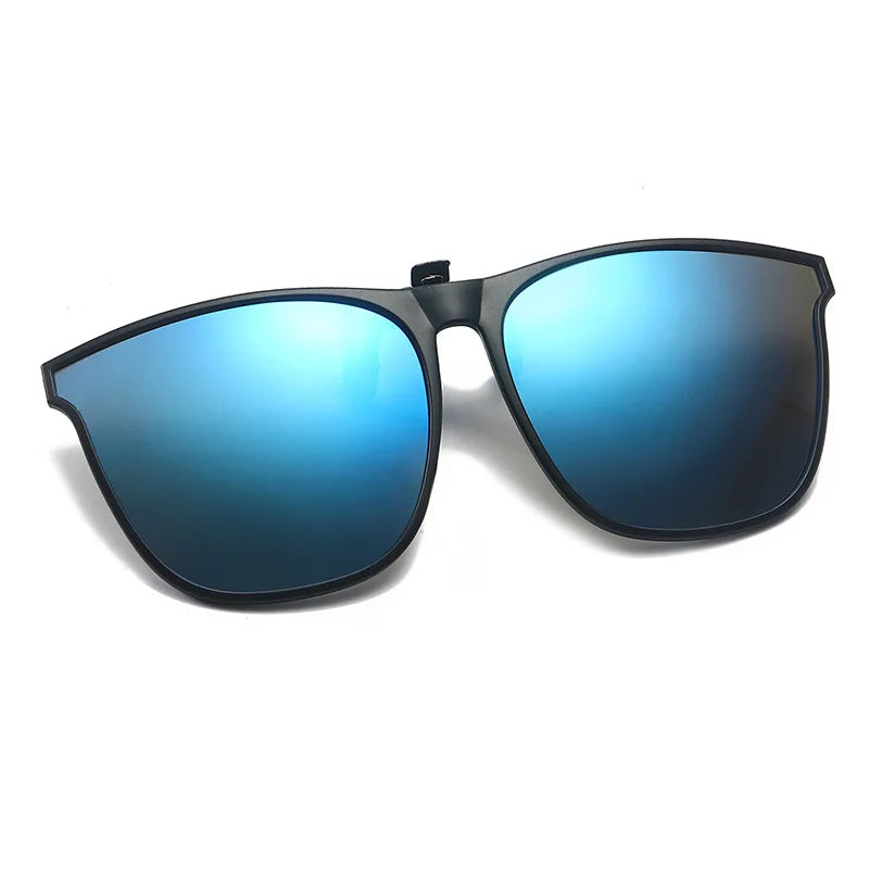 Polarized Clip On Sunglasses Men Women Car Driver Goggles Night Vision Eyewear Anti Glare Vintage Square Sun Glasses Beauty World Shop