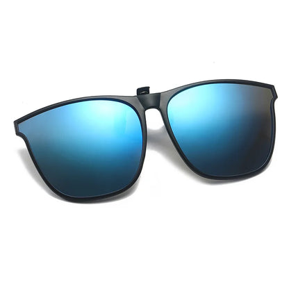 Polarized Clip On Sunglasses Men Car Driver Goggles UV400 Sun Glasses Anti Glare Vintage Square Glasses Beauty World Shop
