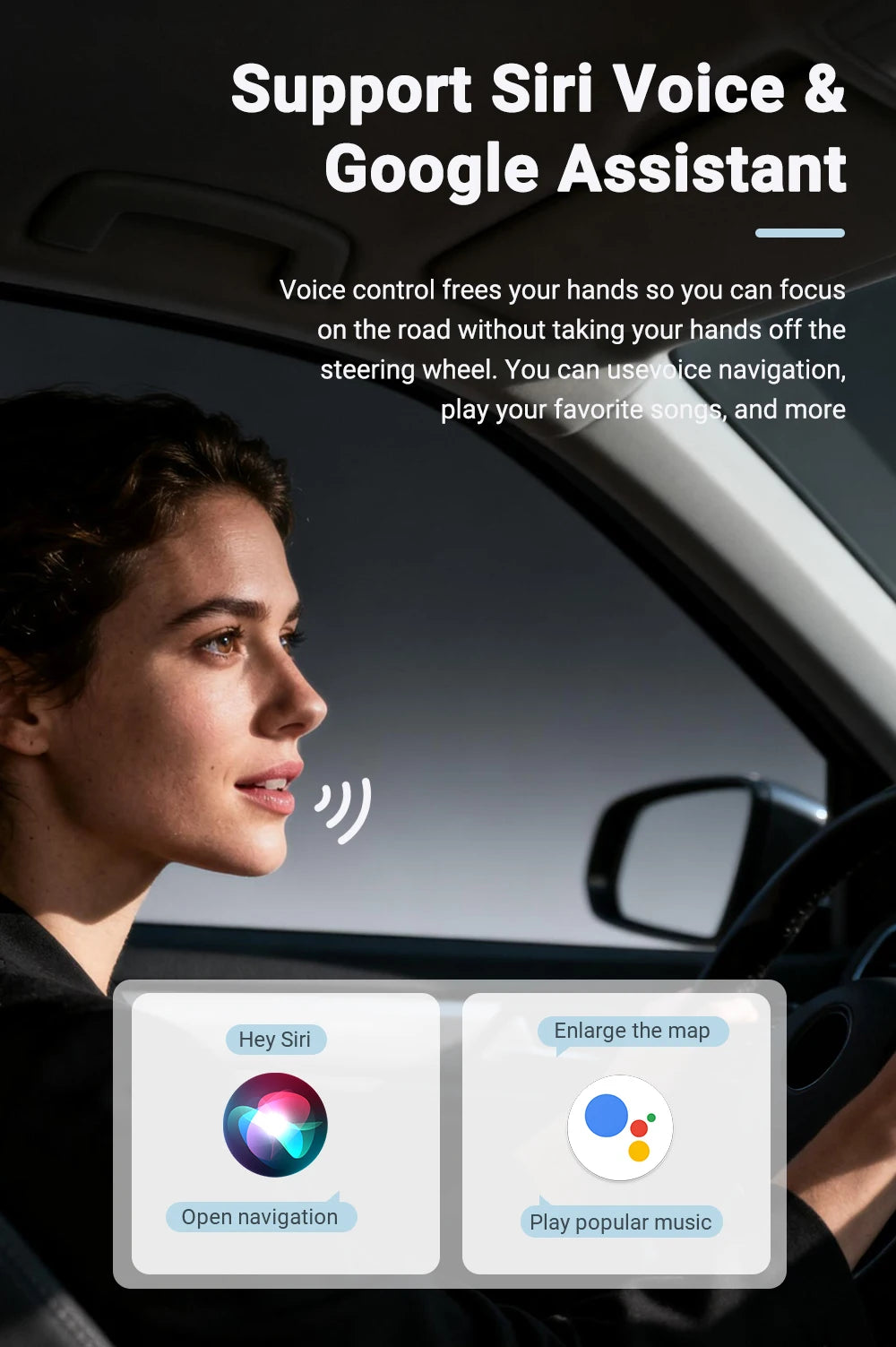 XUDA 2 in1 Wired to Wireless CarPlay Android Auto Adapter for OEM Car Stereo With USB Dongle Smart Mini Box Plug and Play Blueto Beauty World Shop