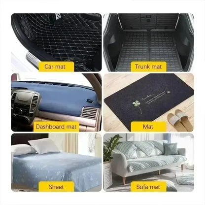 Carpet Fixing Stickers Double Faced High Adhesive Car Carpet Fixed Patches Home Floor Foot Mats Anti Skid Grip Tapes Magic Tape Beauty Fashion