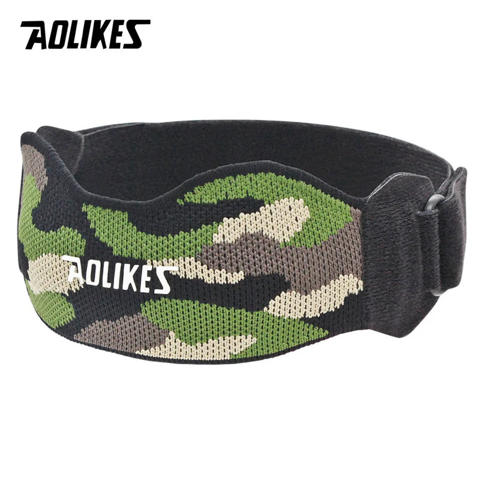 AOLIKES 1PCS Knee Braces for Knee Pain,Patella Knee Support Strap,Adjustable Patellar Tendon Stabilizer Band for Basketball Beauty World Shop