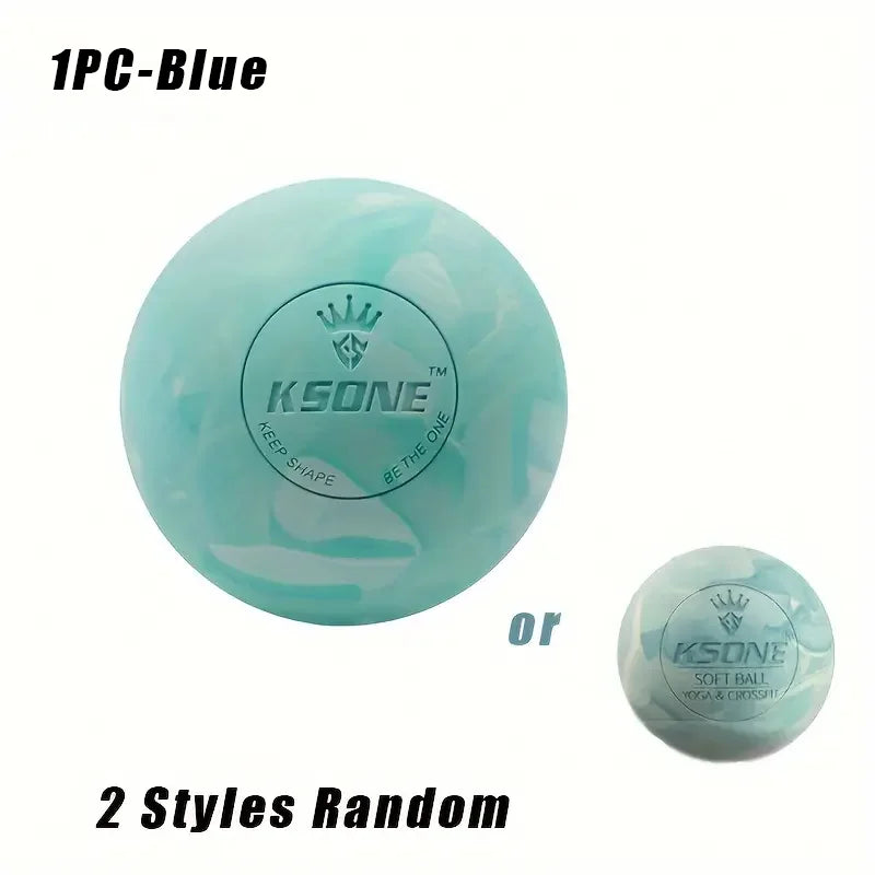 One Piece Yoga Massage Ball Fascia Ball Solid Rubber Ball Mixed Color Muscle Relaxation Ball For Muscle Recovery Beauty World Shop