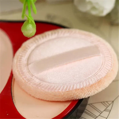 6pcs Round Facial Powder Foundation Puff ,Portable Soft Cosmetic Puff For Makeup Application, Beauty Tool Essential Make Up Beauty World Shop