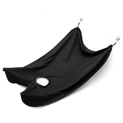 1/2PCS Male Shaving Aprons Creative Wall Mirror Suction Haircut Wrap Cape Home Salon Moustache Beard Shaving Apron Cleaning Bib Beauty World Shop